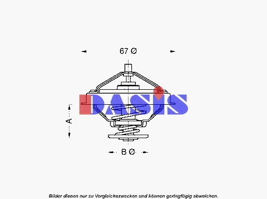 AKS DASIS Termostaat,Jahutusvedelik 750931N